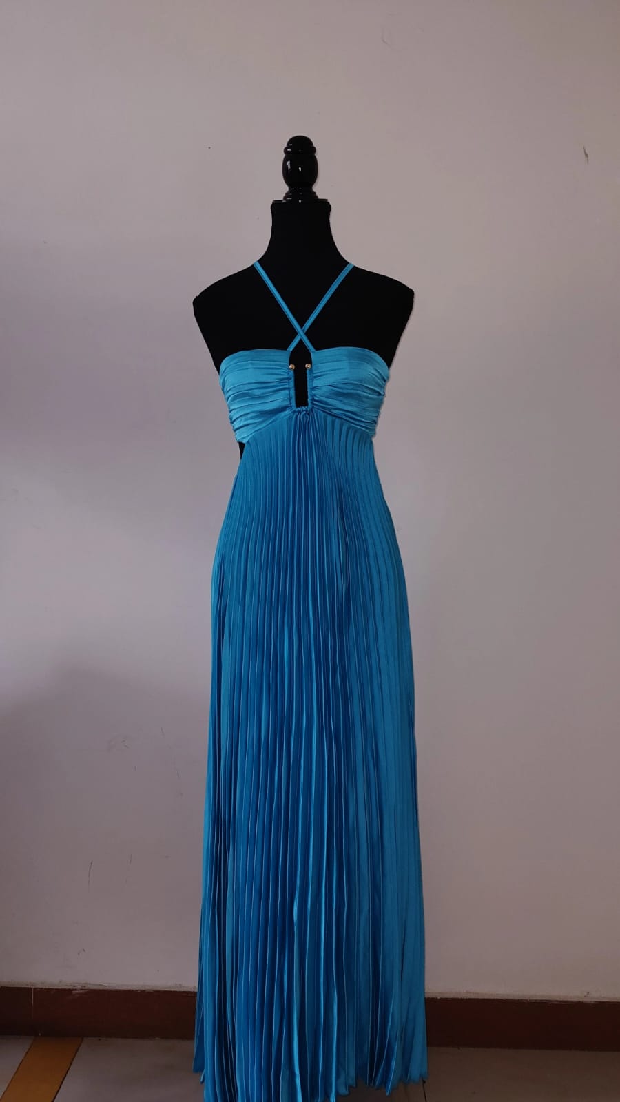 Pleated Maxi Dress