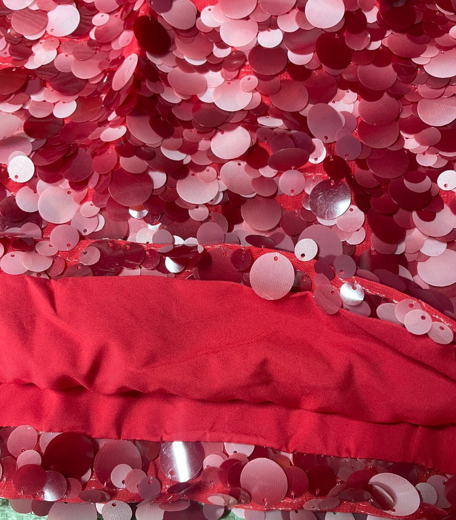 Pink Sequin Skirt