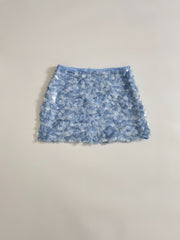 Blue Sequin Skirt