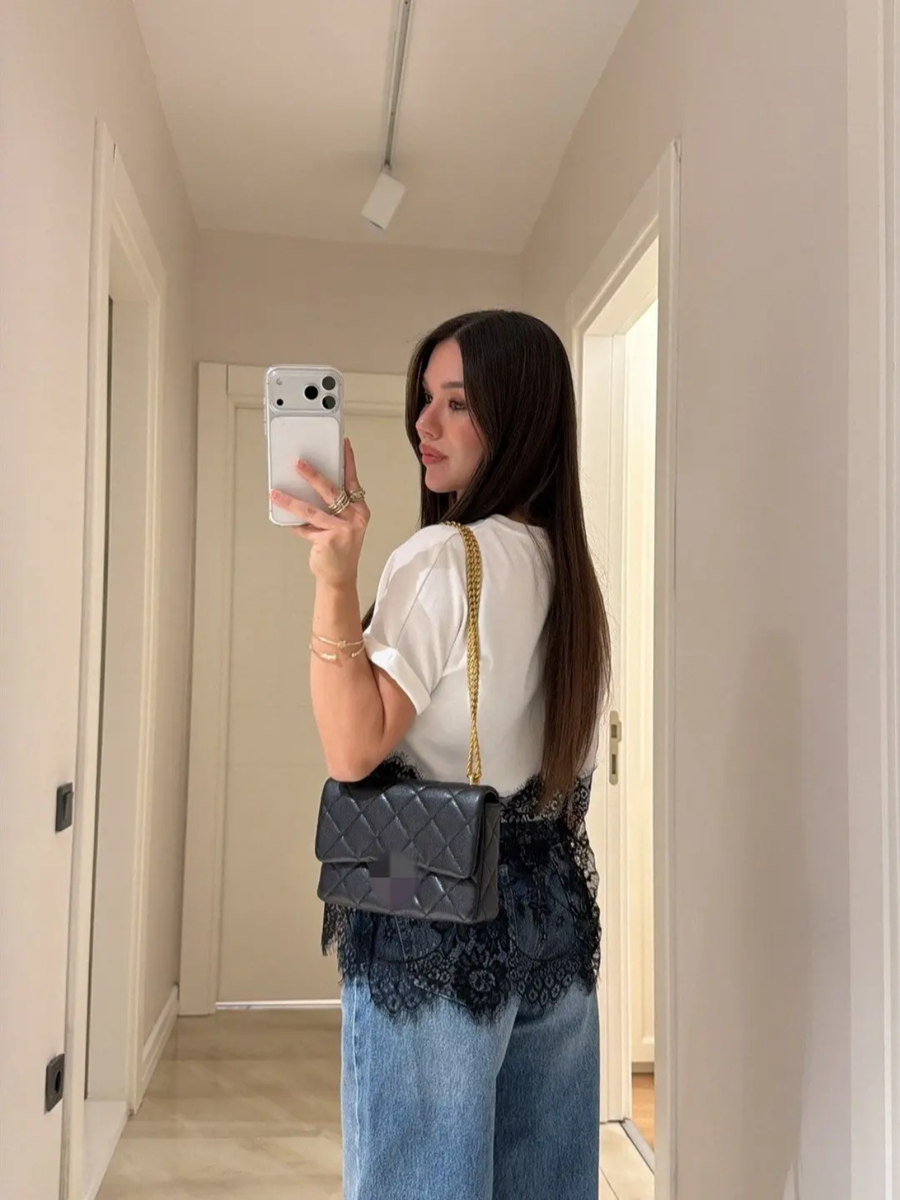 White Lace Tshirt