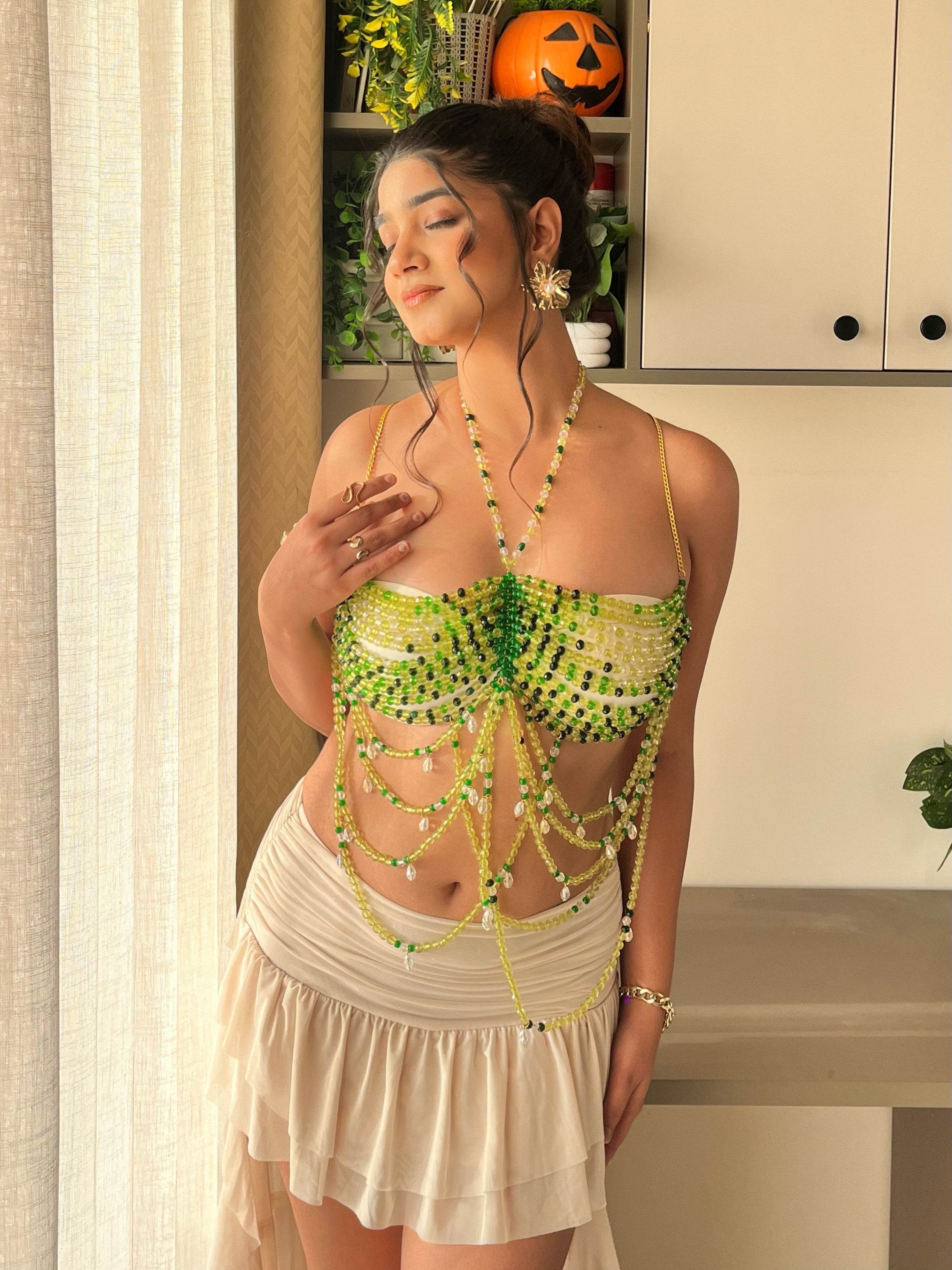 Green pearl Bralette - GPLT
