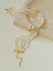 Multi -Strand Pearl Choker