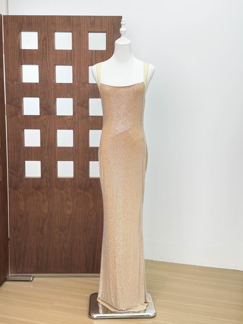 Embellished Rhinestone Dress