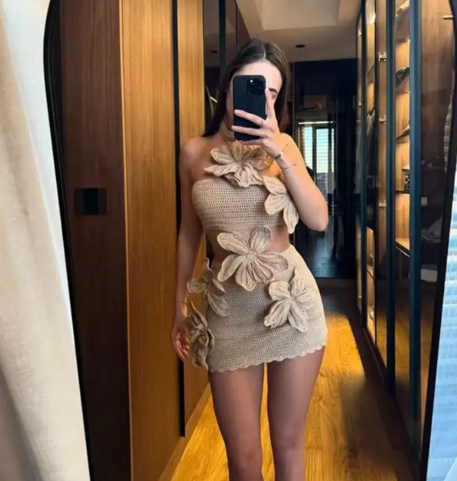 Blossom Crochet Dress