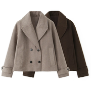 Double Breasted Short Coat
