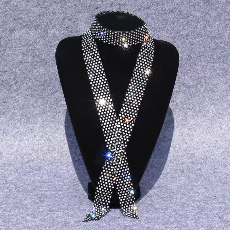 Rhinestone Tie