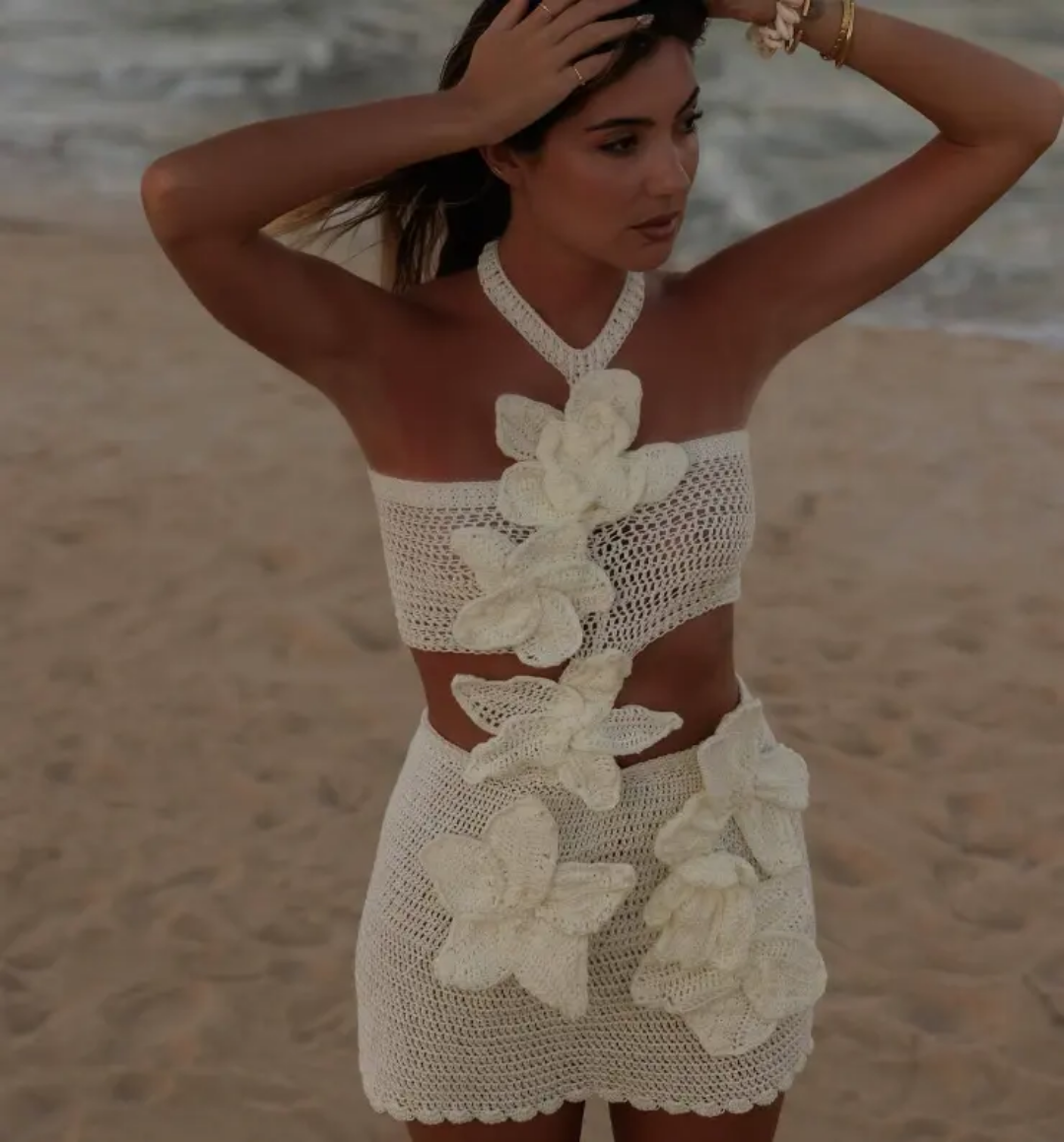Blossom Crochet Dress