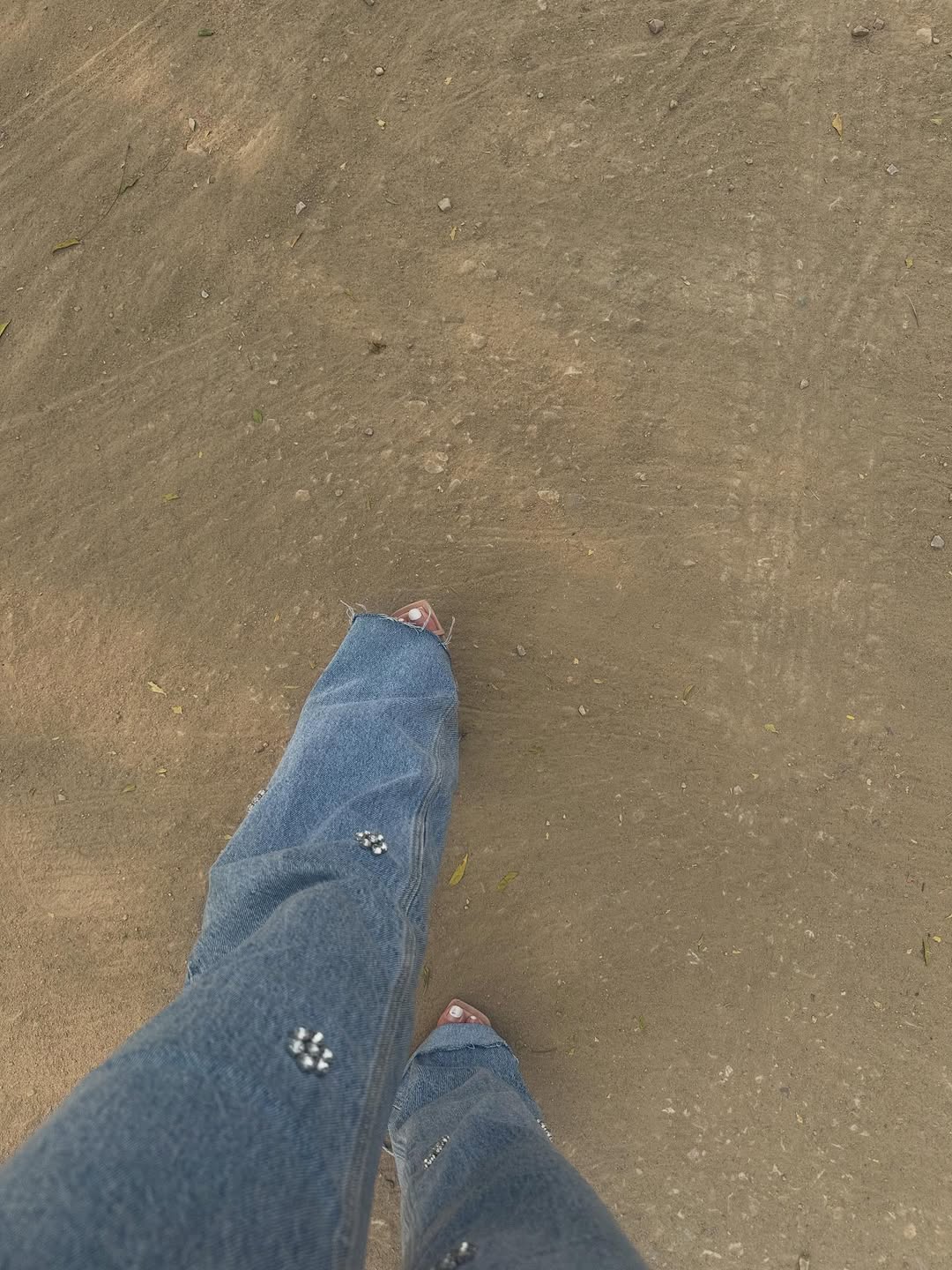 Rhinestone Star Jeans