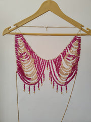 Pink and gold Bralette