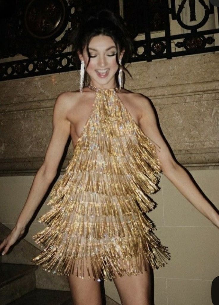 Black and white Slit Dress