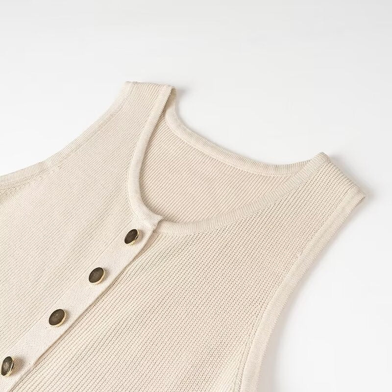 Classic sleeveless Dress