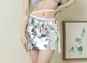 Silver Coin Wrap Skirt