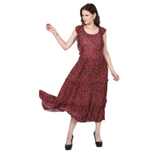 Load image into Gallery viewer, MAROON MAXI DRESS
